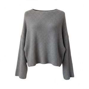 Rebecca Minkoff Heather Gray Crew Neck Sweater